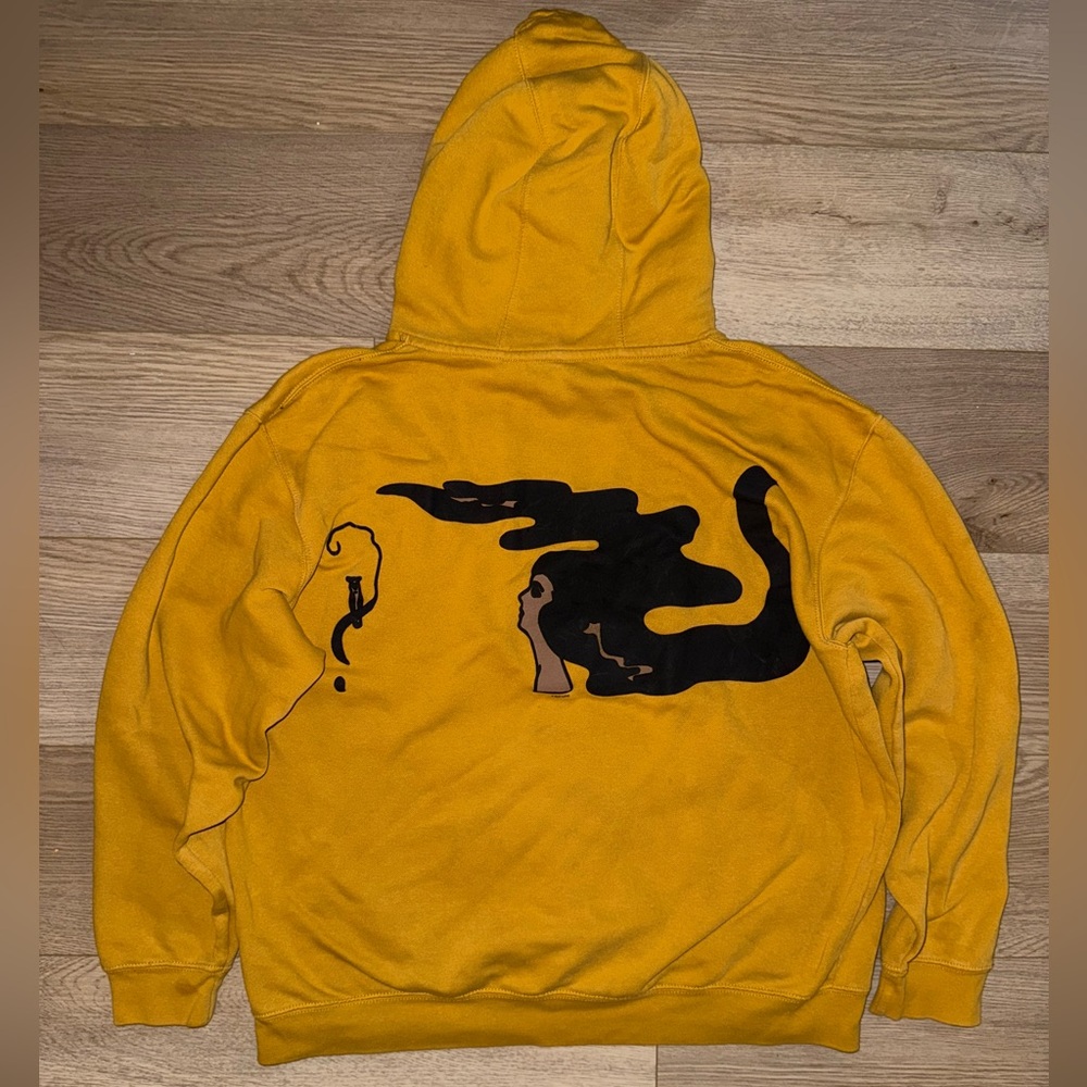 Halsey Dreams Darling 2022 Tour Graphic Print Black/Yellow Hoodie
